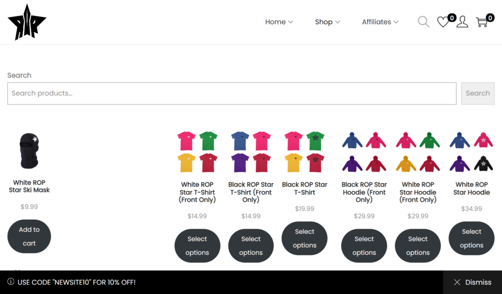Apparel Promo Code